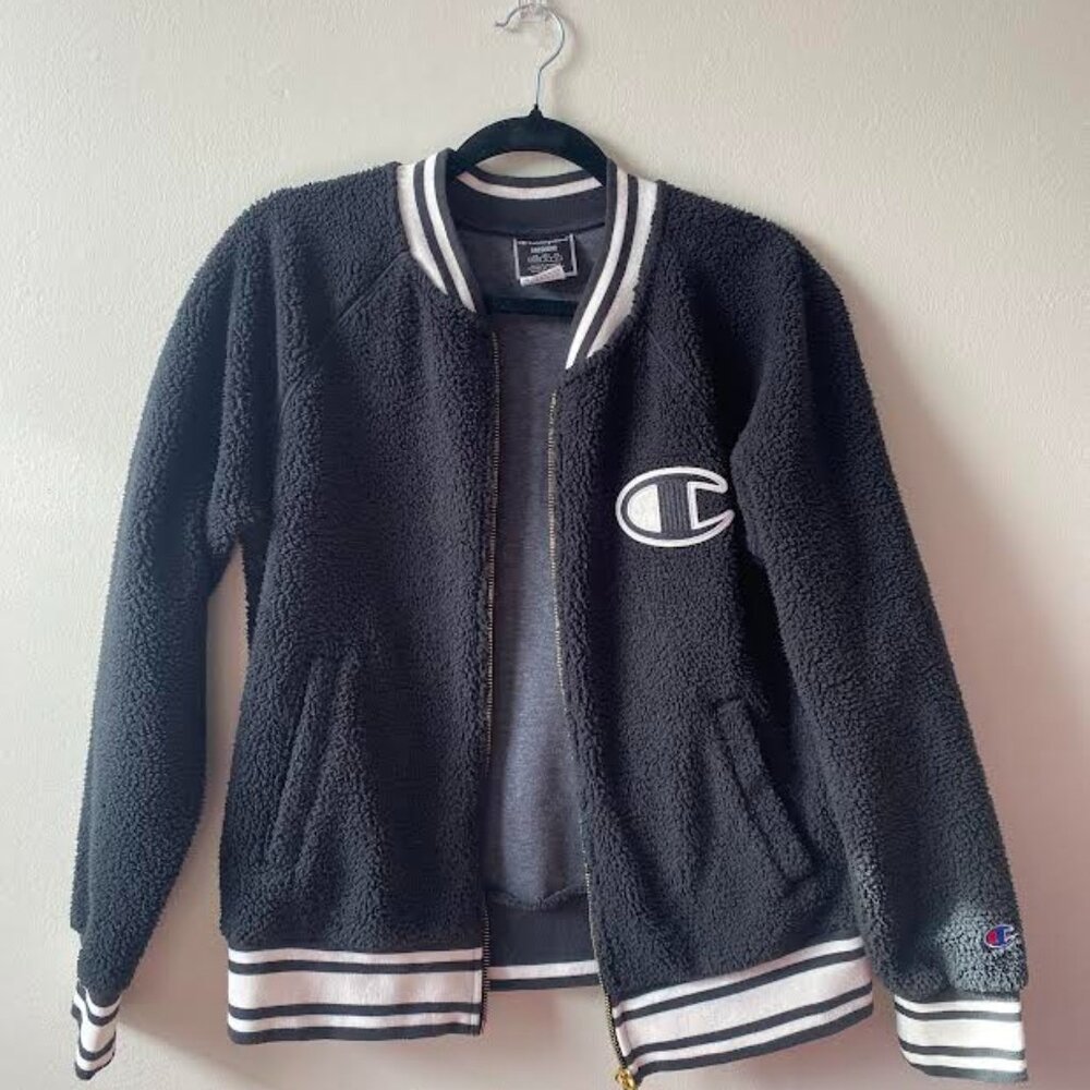 Champion sherpa bomber jacket